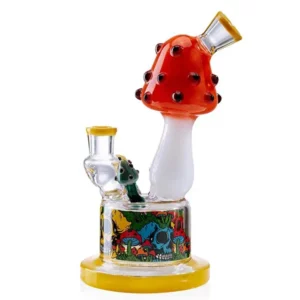 Lookah Waterpipes 9.5 Inch Cute Mushroom Dab Rig